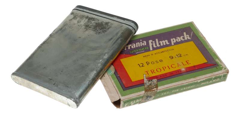 Ferrania Super Pancro 9x12 Sheet Film Pack 12 Exposures