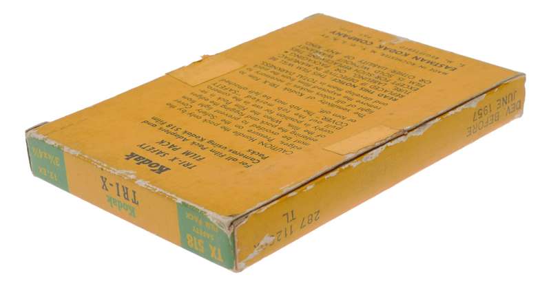 Kodak TX 518 Safety Film Pck Super Speed Pancromatic Tri-X 8x10.5cm