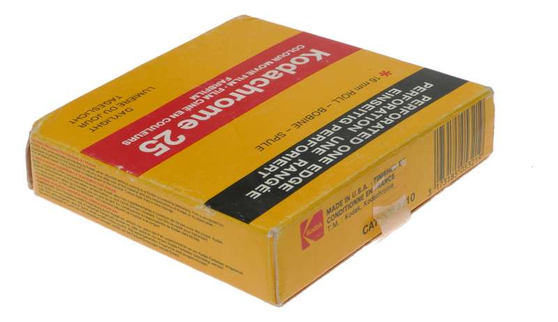 Kodak Kodachrome 25 Daylight 16mm Movie Expired Film Single Perforated