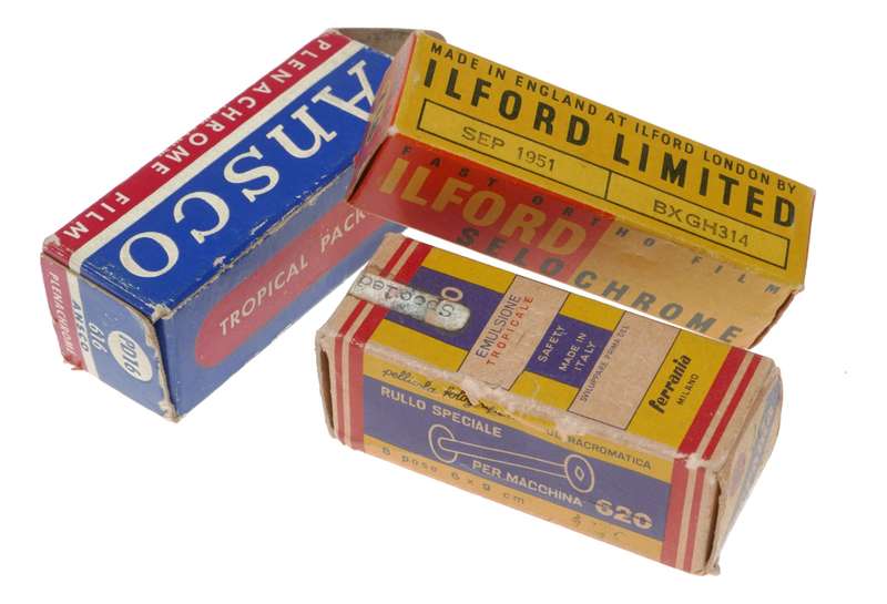 Ansco Plenachrome 616 PD16 Ferraria 620 Roll Film Ilford Z16 Selochrome