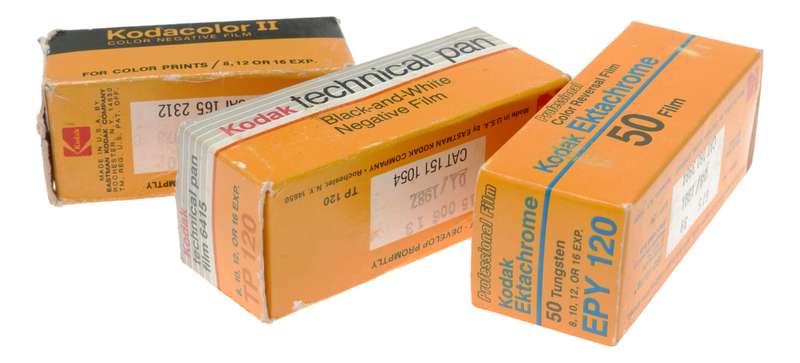 Kodak Kodacolor II C127 Film TP120 Black White Ektachrome 50 Tungsten