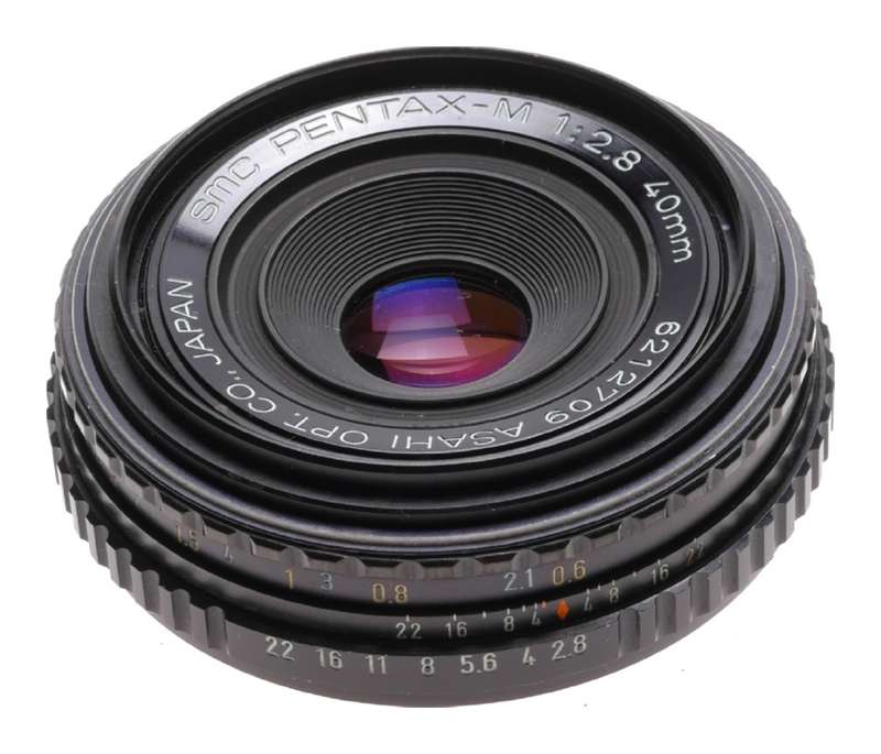 SMC Pentax-M 1:2.8 40mm Pancake 2.8/40mm Vintage compact lens
