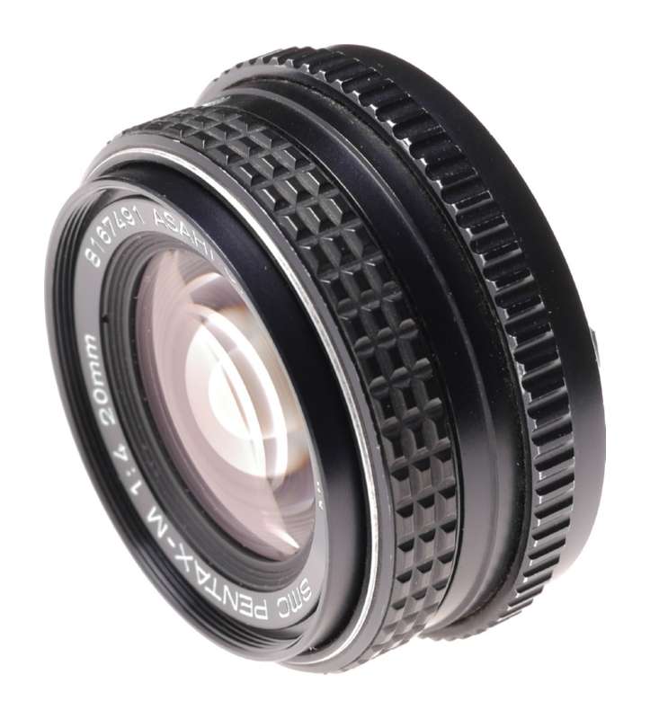 Pentax-M SMC 1:4 20mm ultra wide angle camera lens 4/20mm