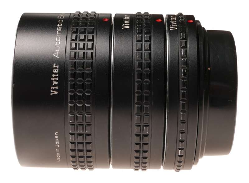 Nikon mount Vivitar extension tube set vintage film camera - Vivitar