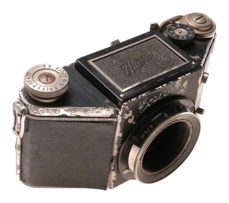 Ihagee Exakta Black medium format 120 film camera body