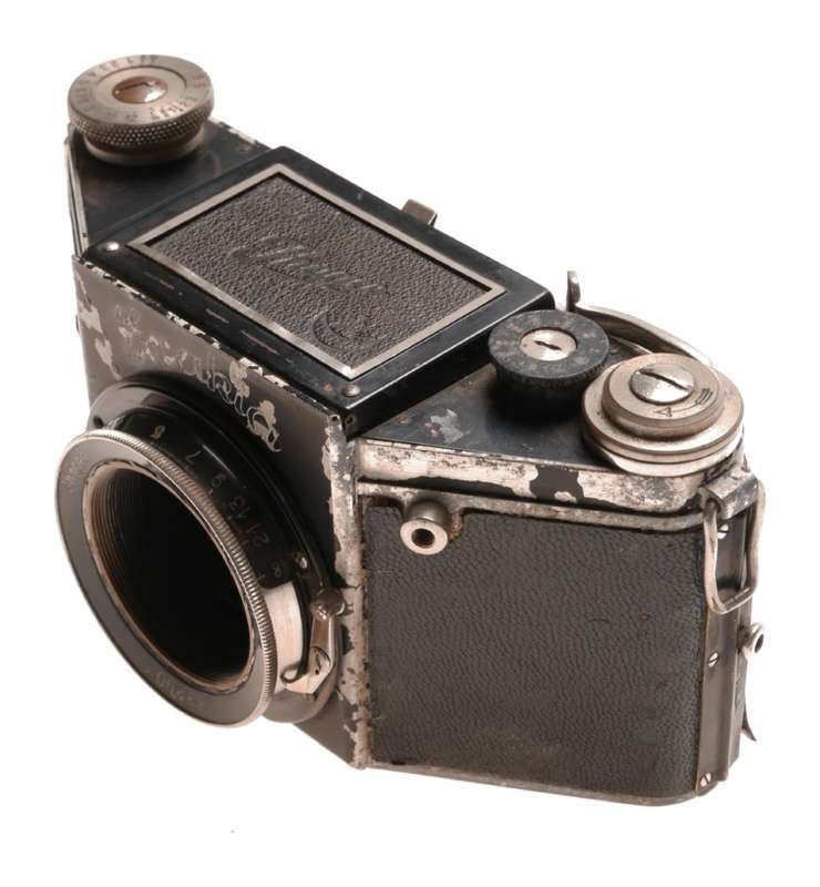 Ihagee Exakta Black medium format 120 film camera body