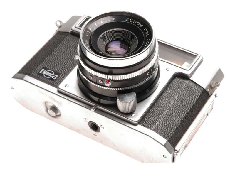 Zunow 1:2.8 f=45mm Neoca camera lens vintage classic rare