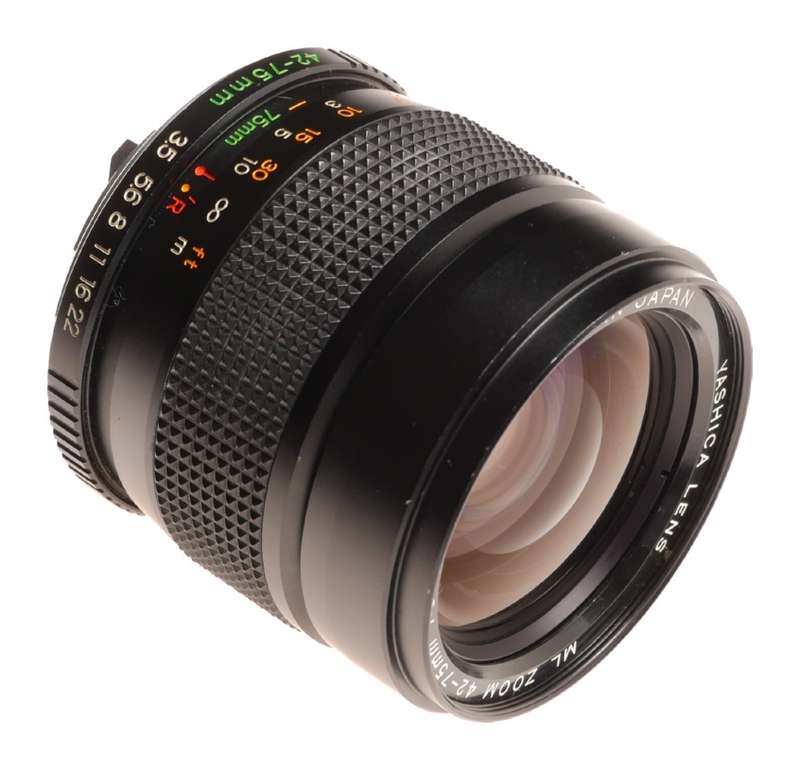 YASHICA ML Zoom lens 42-75mm Yashica Contax mount