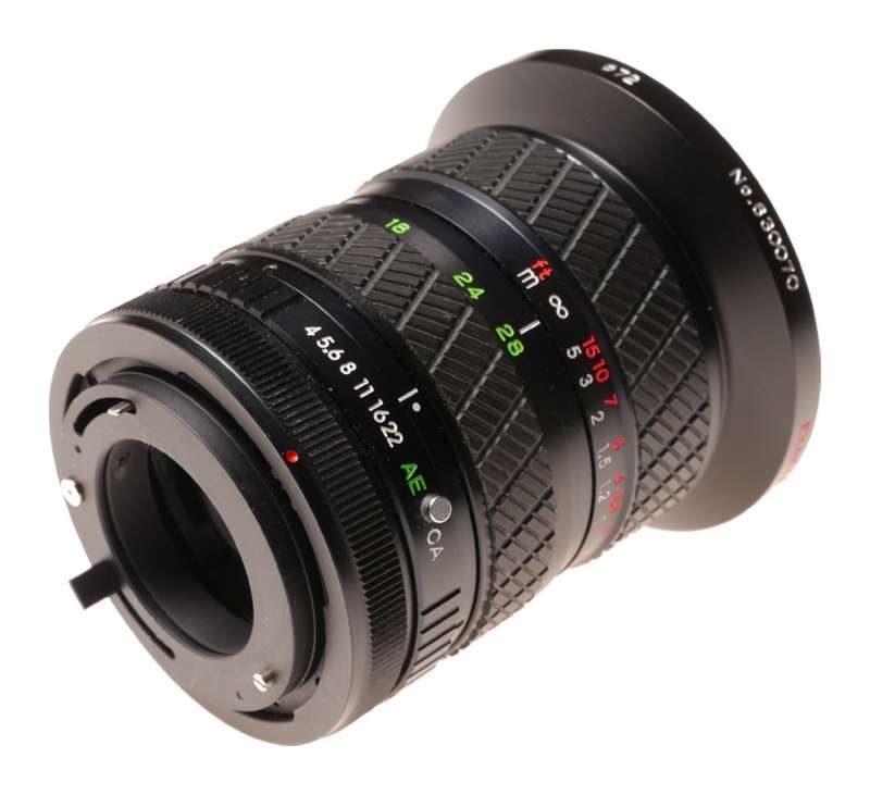 Varioplan MC Exakta FD mount Tokina FR Mount Mint lens f=18-28mm
