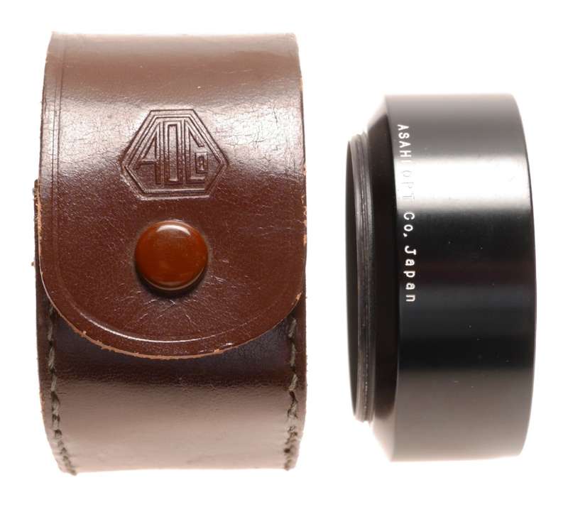 Asahi Optical Pentax vintage black metal lens hood shade