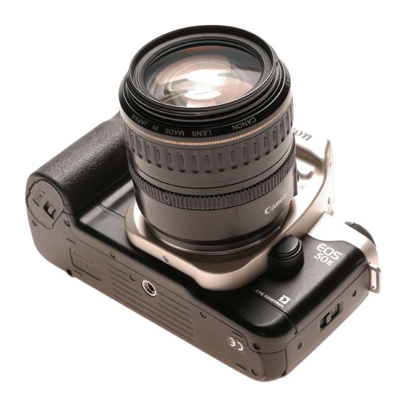 Canon EOS 50E 35mm SLR film camera Zoom lens EF 28-105mm - Canon