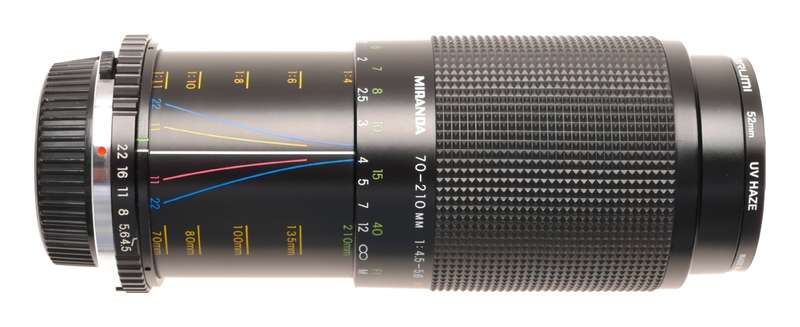 Olympus OM mount Miranda Zoom lens SLR 70-210mm Macro