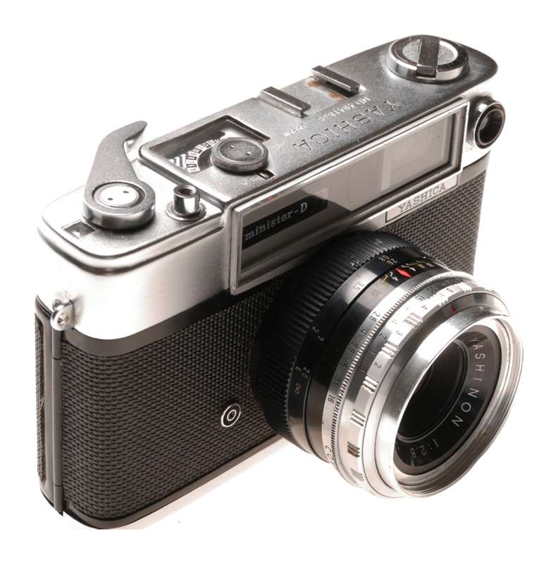 Yashica Minster-D Yashinon 1:2.8 f=45mm classic camera cased