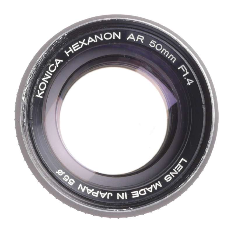 Konica Hexanon AR 50mm F1.4 fast lens fits Vintage SLR camera