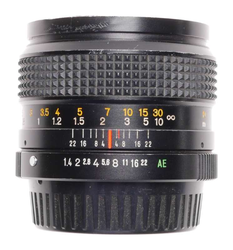 Konica Hexanon AR 50mm F1.4 fast lens fits Vintage SLR camera