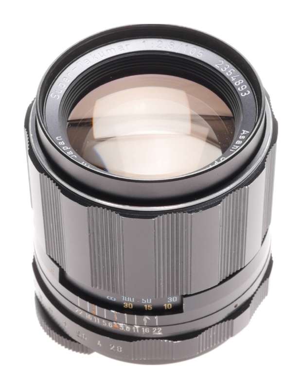 Pentax lens Super-Takumar 1:2.8/105 SLR camera lens case hood kit f=105mm - Pentax