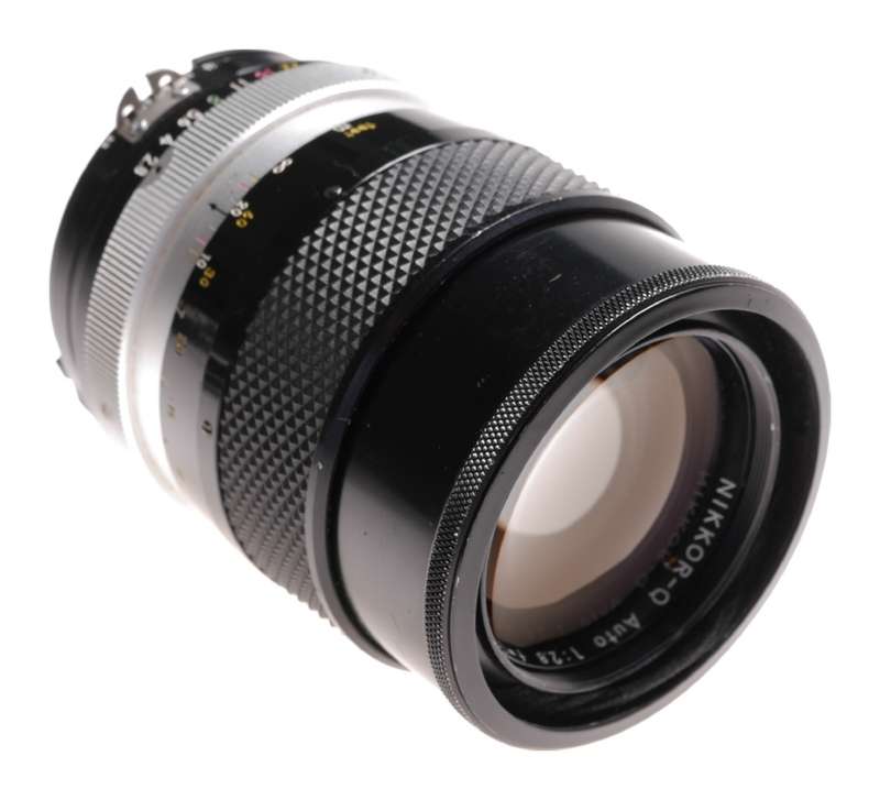 Nikkorex rare Nikon SLR classic film camera Nikkor-Q 2.8 f=135mm lens
