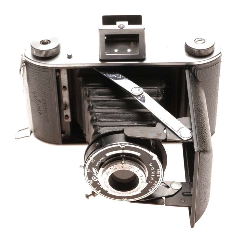 Ensign medium format folding film camera Anastigmat lens