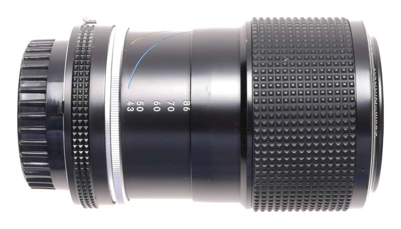 Nikon SLR Zoom-Nikkor Auto 1:3.5 f=43mm-86mm Zoom classic lens filter caps
