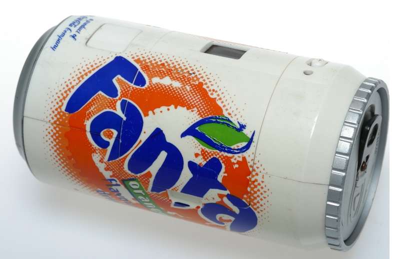 Fanta soda can vintage film camera spy toy unusual collectible - Sada can