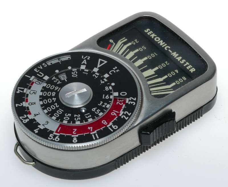 Sekonic master Model L-104 Ser.S light exposure meter steel