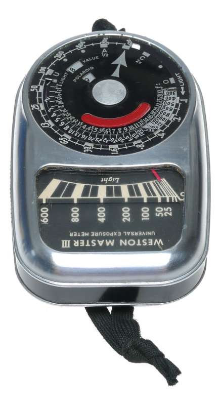 Weston Master II light meter Exposure steel vintage excellent