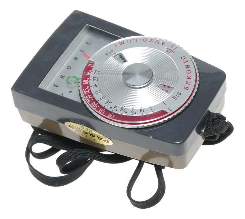 Model-86 Auto-Lumi Sekonic gey plastic case light exposure meter
