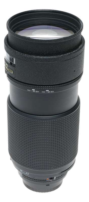 Nikon ED AF Nikkor 80-200mm 1:2.8 SLR Zoom lens caps cased