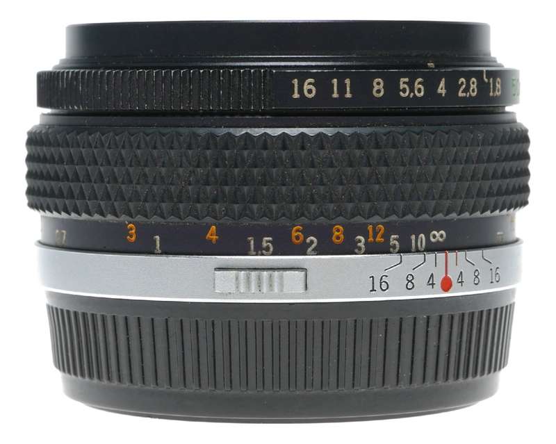 Olympus-OM System Auto-S 1:1.8 f=50mm SLR prime SLR lens