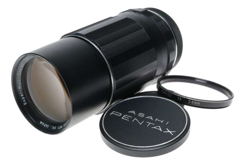 Super-Multi-Coated TAKUMAR 1:4/200 Asahi Pentax SLR f=200m lens