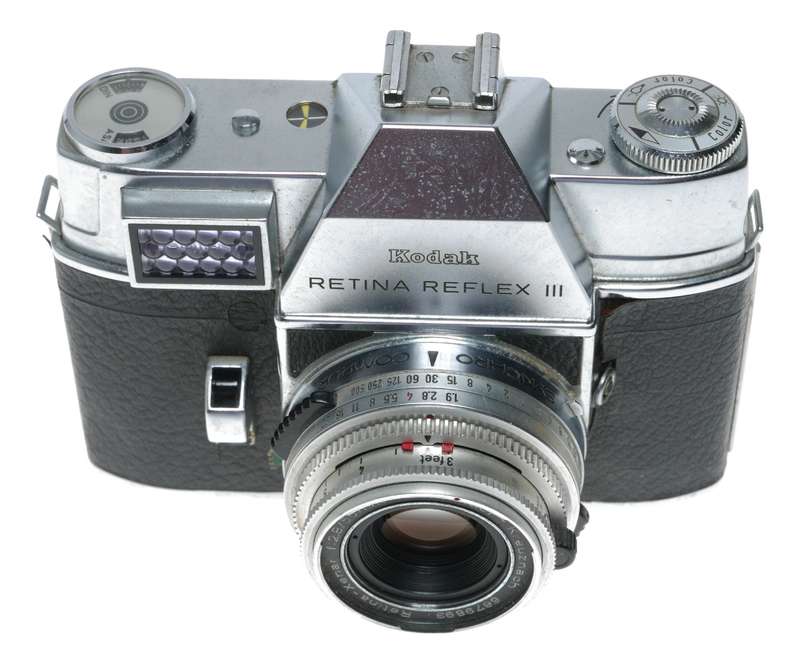 Kodak Retina Reflex III SLR vintage film camera Xenar 2.8/50mm lens