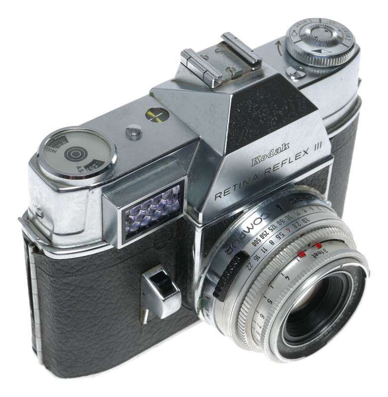 Kodak Retina Reflex III SLR vintage film camera Xenar 2.8/50mm lens