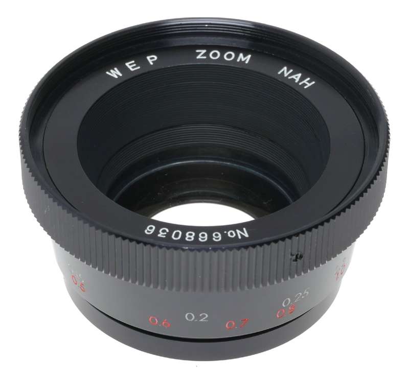 WEP Zoom NAH Camera lens adapter mint boxed cased vintage