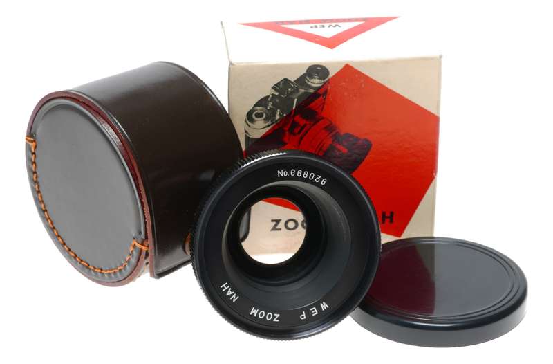 WEP Zoom NAH Camera lens adapter mint boxed cased vintage