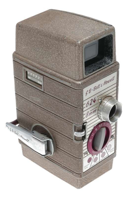 624 Bell and Howell 8mm film vintage movie camera