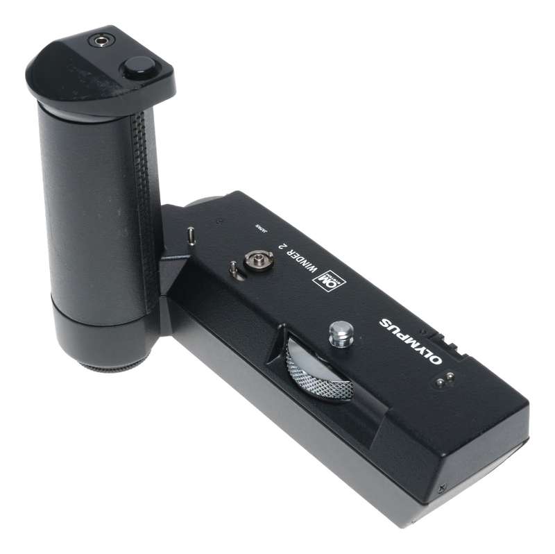 Olympus OM Winder 2 SLR film camera motor grip vintage accessory