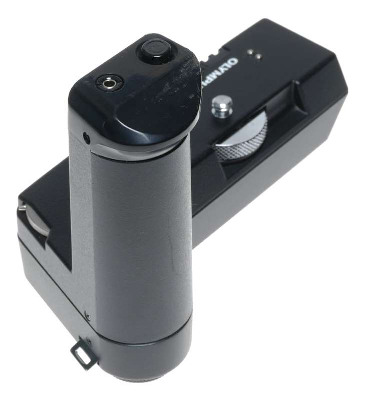 Olympus OM Winder 2 SLR film camera motor grip vintage accessory