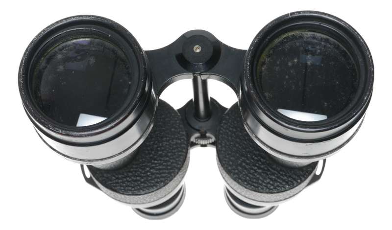 Ross London STEPLUX 7x50 binoculars vintage leather case