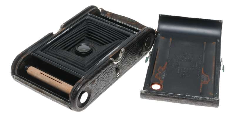 Eastman Kodak Company Black Bellows folding vintage film camera