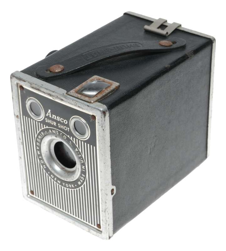 Ansco Shure shot Box type antique film camera