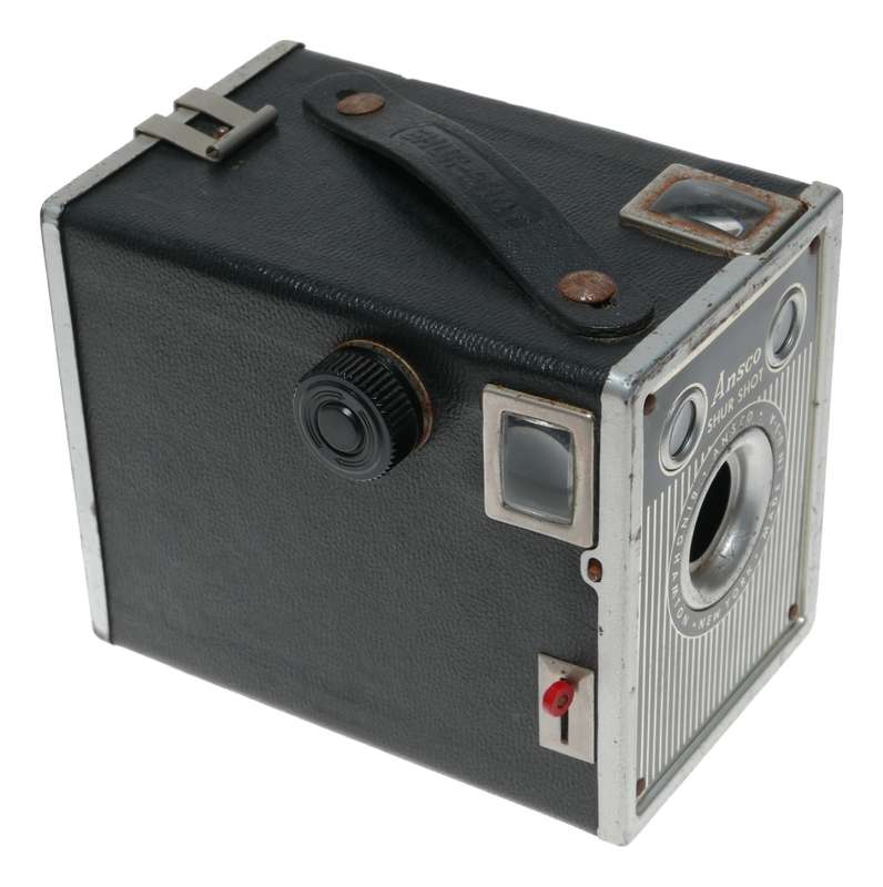Ansco Shure shot Box type antique film camera