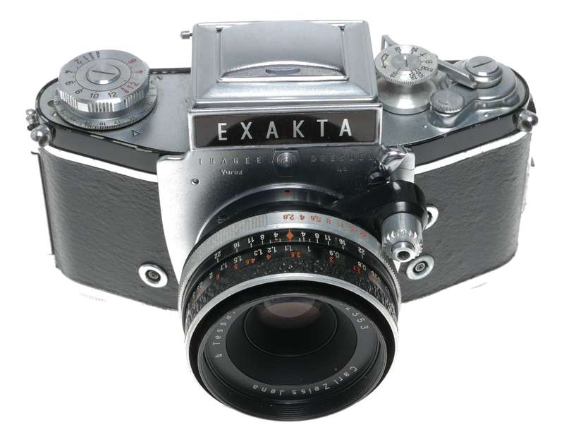 Ihagee Exakta Varex SLR vintage film camera Tessar 2.8/50mm