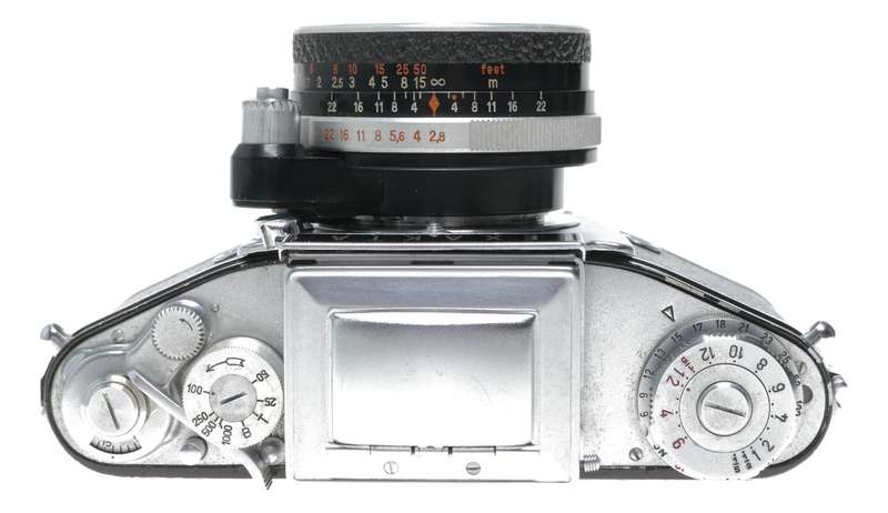 Ihagee Exakta Varex SLR vintage film camera Tessar 2.8/50mm