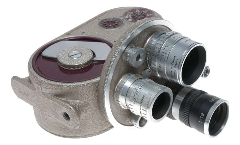 B H Double run eight 605 retro turret camera 8mm Bell Howell