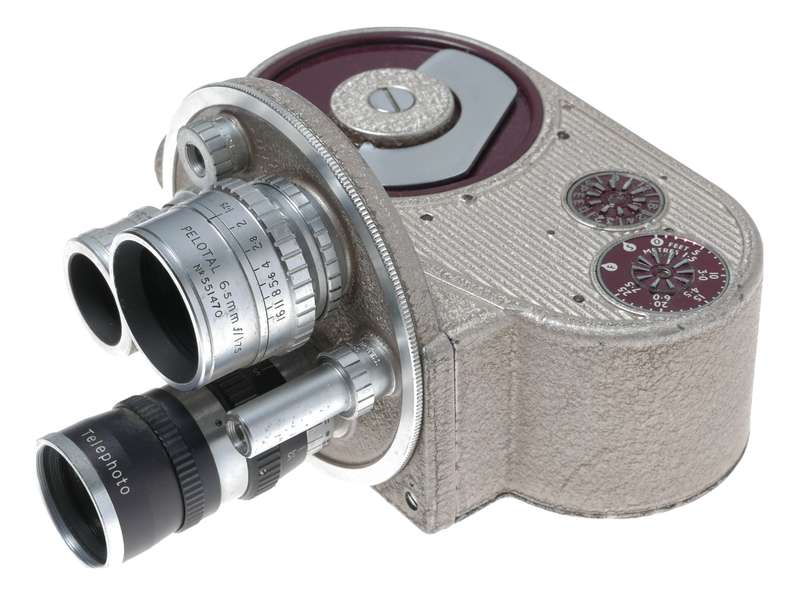 B H Double run eight 605 retro turret camera 8mm Bell Howell