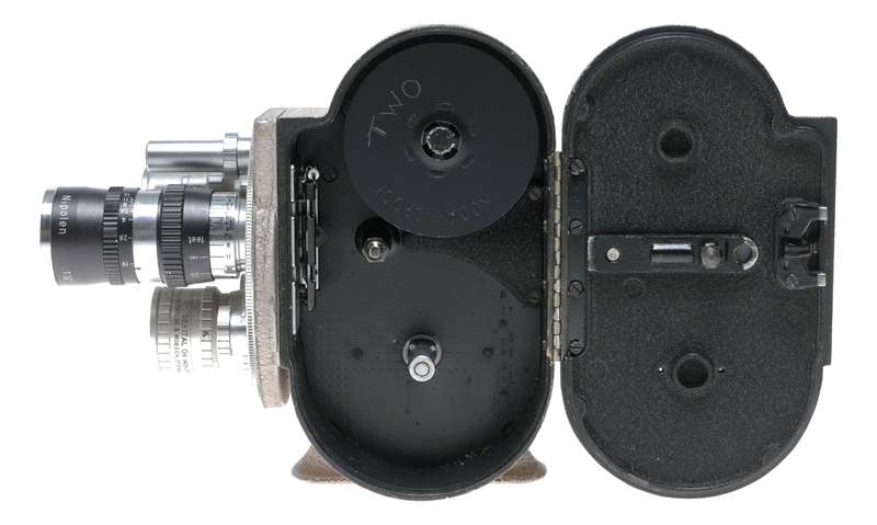 B H Double run eight 605 retro turret camera 8mm Bell Howell
