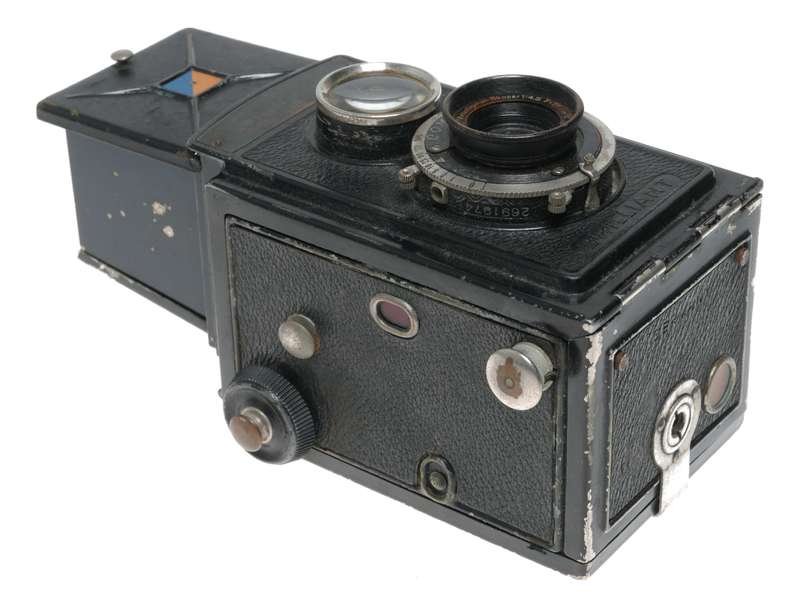 Voigtlander Brilliant TLR 120 vintage film camera Skopar