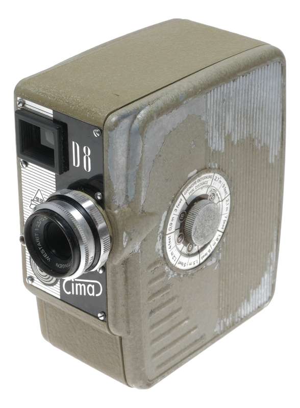 Cima D8 compact 8mm antique hand held motion picture film camera