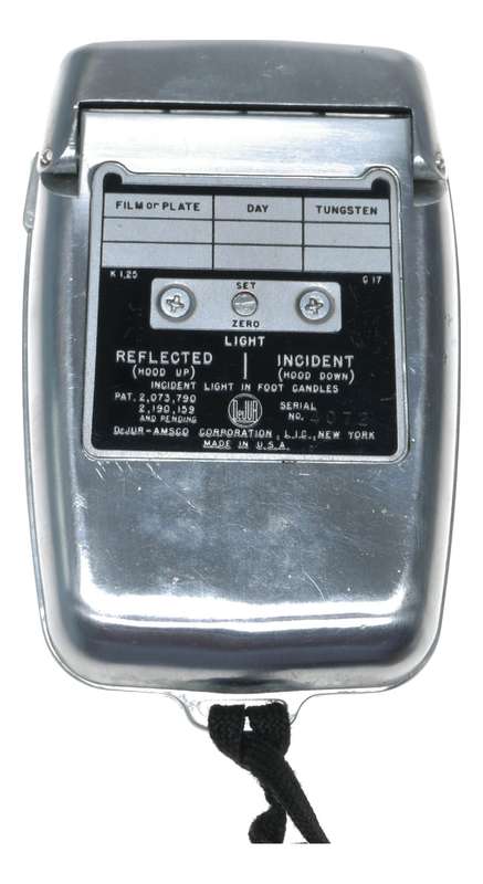 DeJur Light exposure meter vintage model AMSCO cased