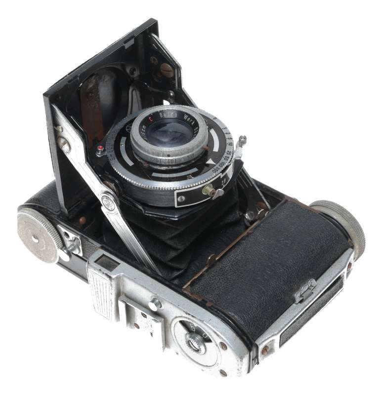 Balda Bunde vintage folding camera Baltar 2.9/5cm lens used